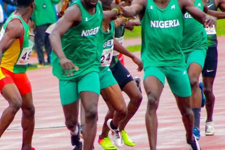 [FILE] Nigerian athletes during a track event. The AIU is demanding answers from the AFN over age discrepancies in four Nigerian athletes set to compete in the World U20 Championships.